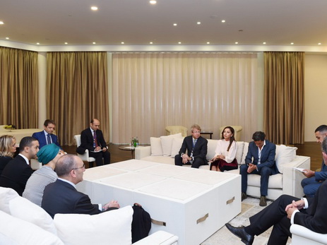 Президент Фонда Гейдара Алиева встретилась с председателем группы дружбы Азербайджан-Италия