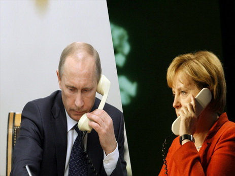 Путин и Меркель обсудили Украину по телефону