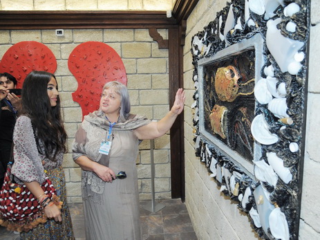 Лейла Алиева приняла участие на открытии V Международной выставки «От отходов к искусству» - ФОТО