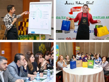 Прошел первый этап кулинарного конкурса Azeri Home Chef – ФОТО