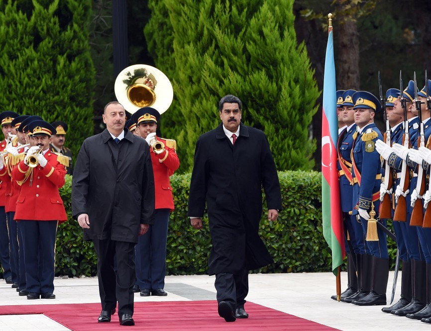 Состоялась церемония официальной встречи Президента Венесуэлы Николаса Мадуро - ФОТО