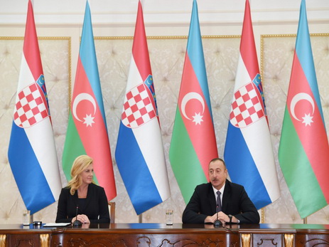 Ильхам Алиев: «Хорватия является для нас дружественной страной, с которой мы сотрудничаем на протяжении многих лет» - ФОТО