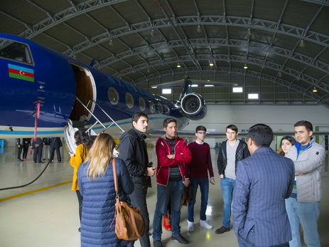 Студенты Университета ADA побывали на экскурсии в международном аэропорту Гейдар Алиев - ФОТО