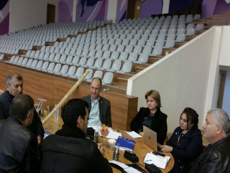 Вице-президент Европейской конфедерации волейбола посетил Олимпийский комплекс в Гейгеле