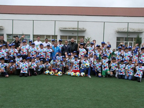 Проект «Открытые развлекательные футбольные школы» состоялся в Агдаме - ФОТО