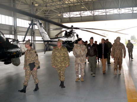 Иностранные военные атташе в Азербайджане посетили воинскую часть ВВС - ФОТО