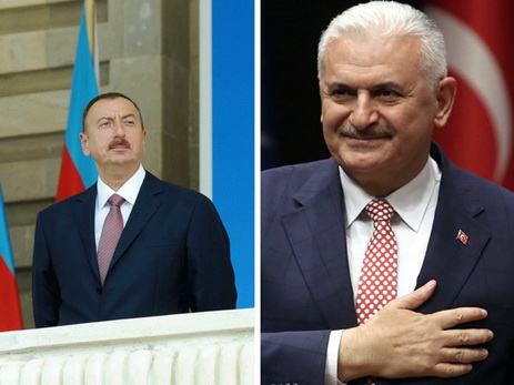 Президент Азербайджана поздравил турецкого премьер-министра