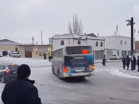 Предупреждение: Дороги Баку покроет гололед
