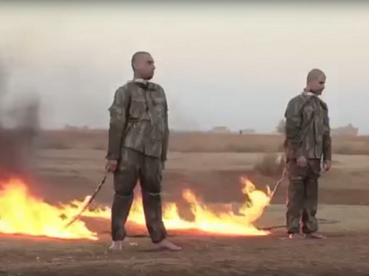 В Турции на предмет подлинности изучают видео, где боевики ИГИЛ заживо сжигают турецких солдат - ВИДЕО