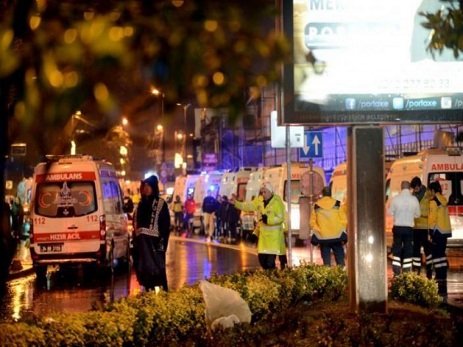 İstanbuldakı gecə klubunda törədilmiş terror aktı nəticəsində 39 nəfər həlak olub