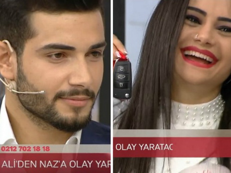 Азербайджанец подарил девушке автомобиль в эфире турецкого «свадебного» шоу – ВИДЕО