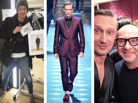 Бакинец Вадим Галаганов вышел на подиум в рамках Миланской недели моды - ФОТО