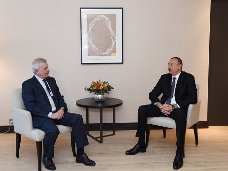 Prezident İlham Əliyev Rusiyanın “LUKOIL” şirkətinin prezidenti ilə görüşüb