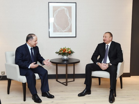 Ильхам Алиев встретился с главой Регионального правительства Иракского Курдистана - ФОТО