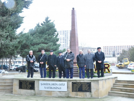 В Бакинском госуниверситете почтена память жертв январской трагедии - ФОТО