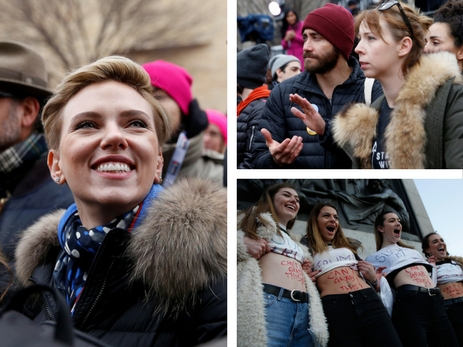 «Антитрамповские» марши женщин шествуют по миру - ФОТО