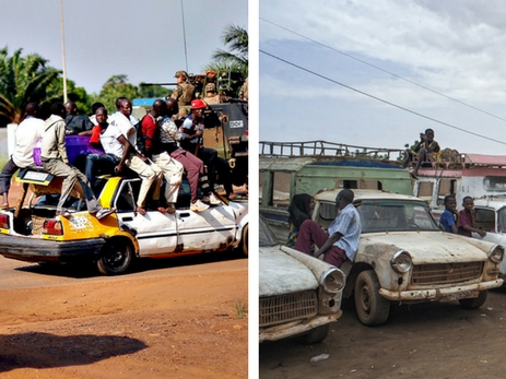 Раритетные автомобили на дорогах Африки - ФОТО