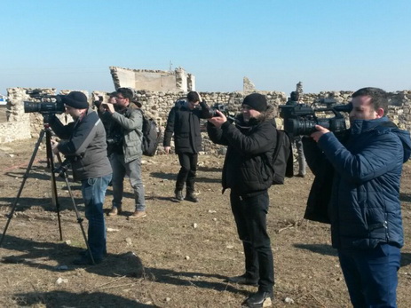 Иностранные журналисты посетили село Джоджуг Марджанлы - ФОТО