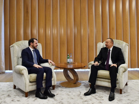 Президент Азербайджана встретился с министром энергетики и природных ресурсов Турции - ФОТО