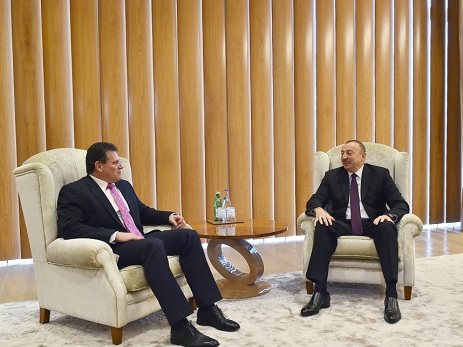 İlham Əliyev Avropa Komissiyasının enerji birliyi üzrə vitse-prezidenti ilə görüşüb – YENİLƏNİB