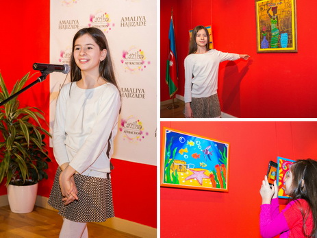 В Баку прошла выставка юной художницы Амалии Гаджизаде – ФОТО