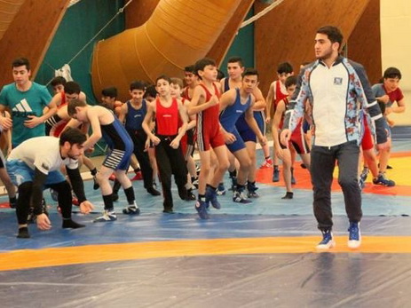 Гаджи Алиев провел мастер-класс для юных борцов – ВИДЕО