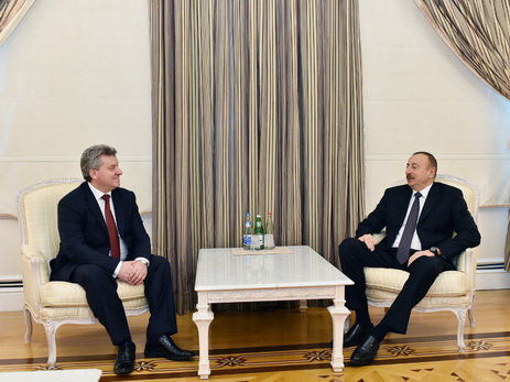 Президент Азербайджана встретился с Президентом Македонии