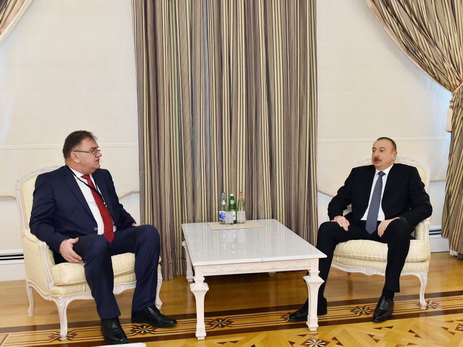 Президент Ильхам Алиев принял Председателя Президиума Боснии и Герцеговины