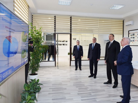 Президент Ильхам Алиев открыл в Саатлы подстанцию «Сарыджалар» - ФОТО
