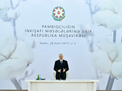 Президент Ильхам Алиев: «В дальнейшем мы будем развивать хлопководство еще более высокими темпами» - ФОТО