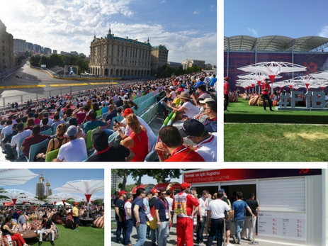 Baku City Circuit организует фан-зону Формулы 1 с билетами за 10 манат