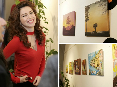 «Мисс Баку 2015» стала художницей и провела первую персональную выставку – ФОТО
