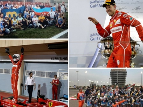 Послесловие к Гран-при Формулы-1 в Бахрейне: адская жара, бравые азербайджанские маршалы, идеальный заезд Феттеля – ФОТО – ВИДЕО