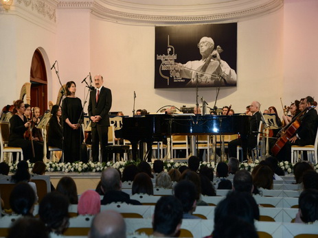 В Баку состоялось торжественное открытие Международного фестиваля Мстислава Ростроповича - ФОТО