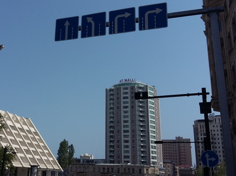 В центре Баку установлены новые знаки – ФОТО – КАРТА