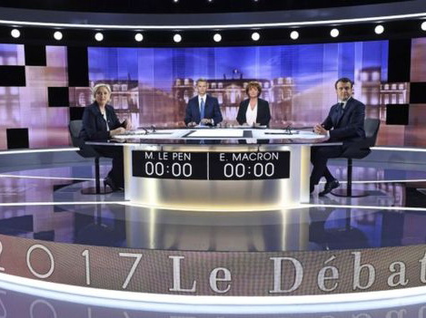 Теледебаты Ле Пен и Макрона: соперники сошлись в нападках, не придя к согласию ни по одному вопросу – ФОТО – ВИДЕО