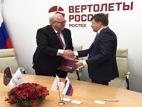 Азербайджан и Россия подписали документ по созданию в Баку сервисного центра техобслуживания вертолетов