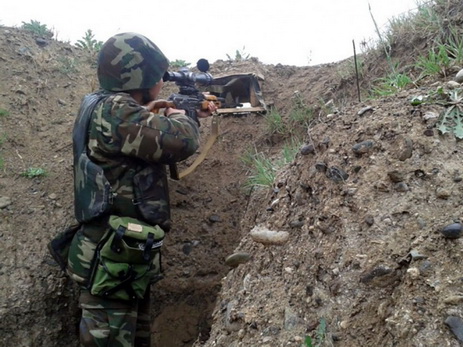 ВС Армении из крупнокалиберных пулеметов и минометов обстреляли азербайджанские позиции