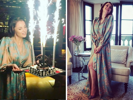Российская актриса Екатерина Вуличенко отметила день рождения в Баку – ФОТО