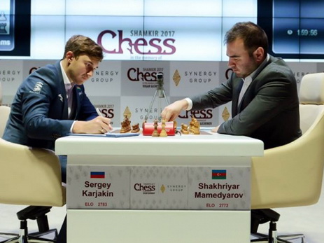 Шахрияр Мамедъяров проиграл Карлсену, но обыграл Карякина в Париже