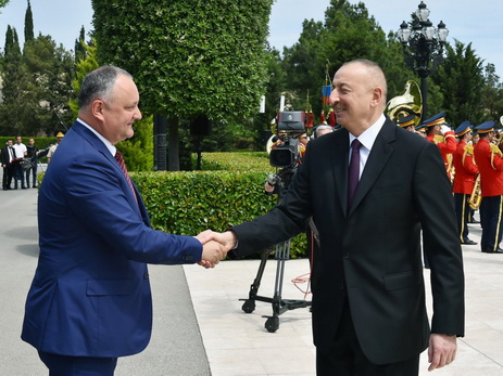 Состоялась церемония официальной встречи Президента Молдовы - ФОТО