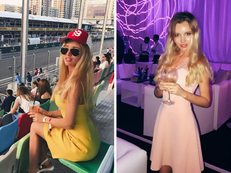 Российская Instagram-звезда Ольга Абрамович в Баку – ФОТО