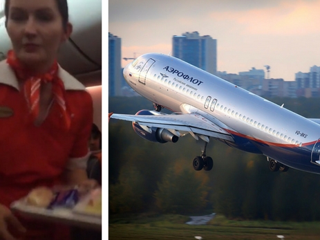«Аэрофлот» предложил пассажирам рейса Москва-Баку «индейку по-армянски» - ВИДЕО
