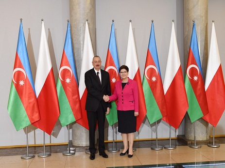 Azərbaycan Prezidenti Polşanın baş naziri ilə görüşüb - FOTO - YENİLƏNİB