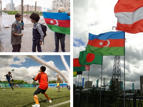 Азербайджан на проекте «Футбол для дружбы» - ФОТО