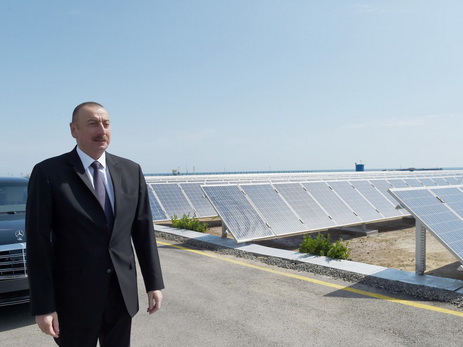 Президент Ильхам Алиев открыл электростанцию «Пираллахи» - ФОТО