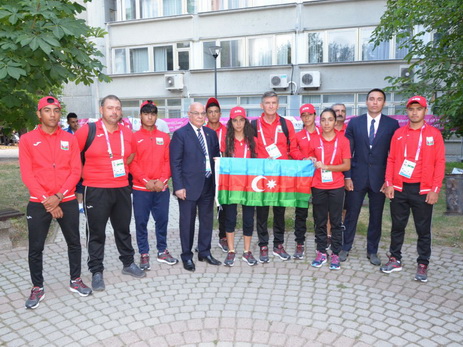 В Олимпийской деревне состоялась встреча с азербайджанскими спортсменами, участвующими в Европейском олимпийском фестивале - ФОТО