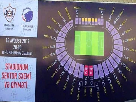 “Qarabağ” – “Kopenhagen” matçının biletləri nə vaxt satışa çıxarılacaq?