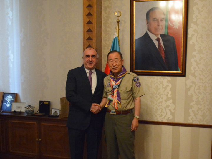 Глава МИД Азербайджана довел до экс-генсека ООН позицию Баку по Карабаху - ФОТО