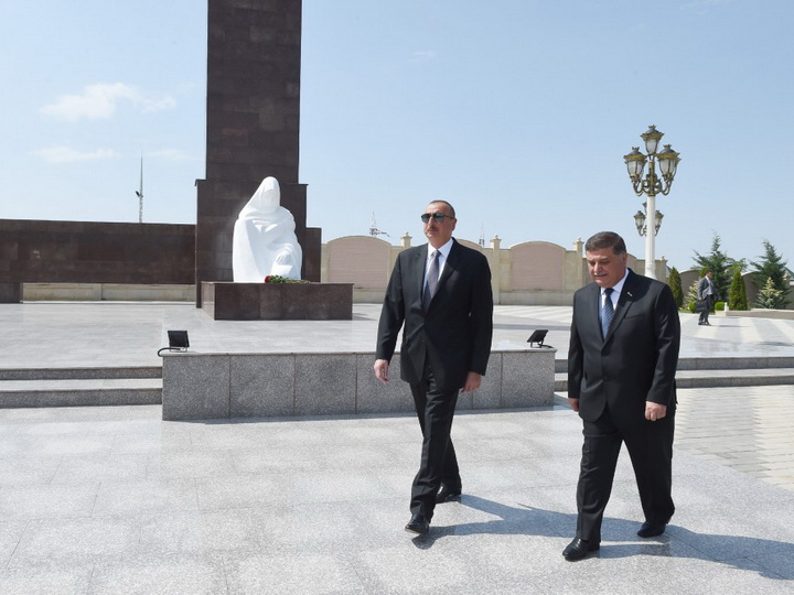 Ильхам Алиев ознакомился с условиями, созданными в парке Победы в Гейгеле - ФОТО